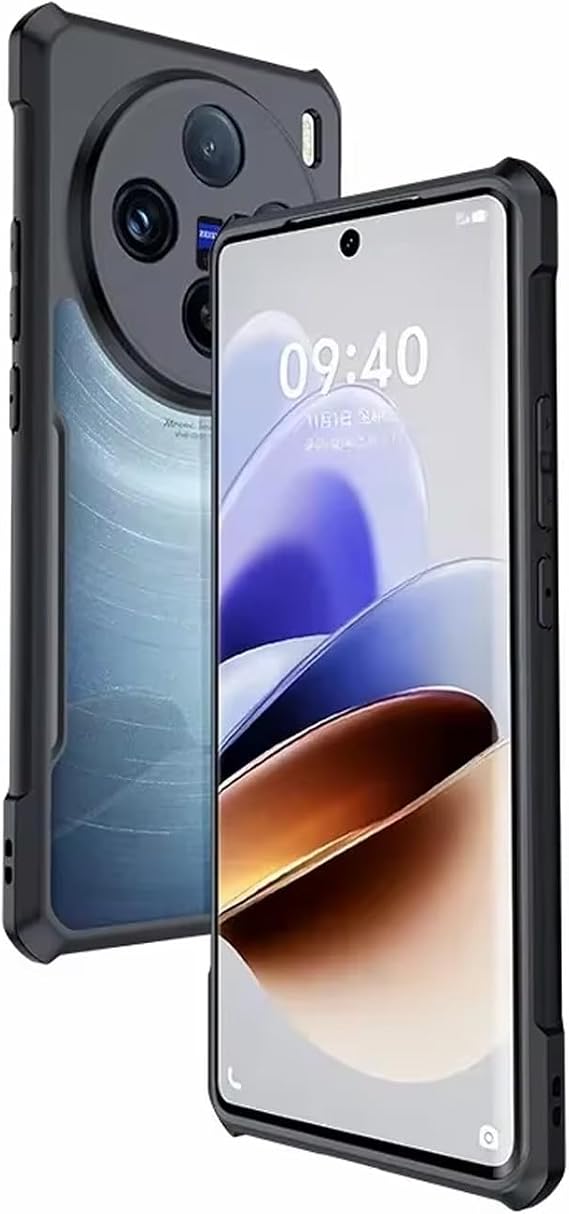 Microcase Vivo X100 Pro ile uyumlu Airbag Serisi Darbeye Dayanıklı Köşe Korumalı Tpu Kılıf - AL3370