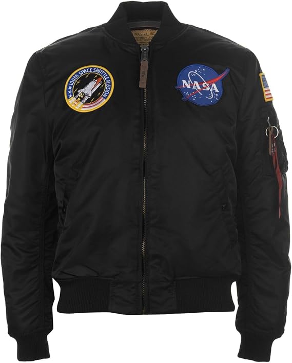 ALPHA INDUSTRIES Men's Ma-1 Vf Nasa Baby Jacket