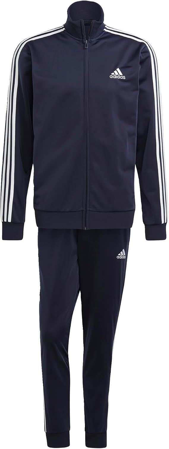 adidas Men's Sportswear Basic 3-Stripes Tricot Tracksuit