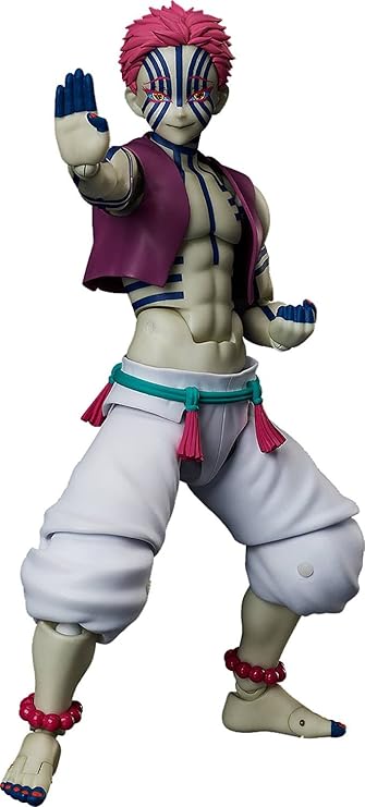 figma Demon Slayer Akaza Non-Scale Plastic Painted Action Figure