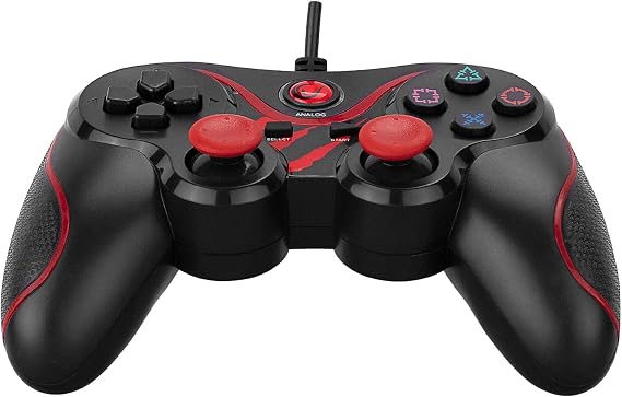 Snopy Rampage SG-R601 PS3/PC Kırmızı USB 1.8m Joypad
