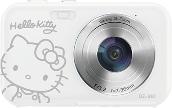Yashica DZ100 Hello Kitty Digital Camera White