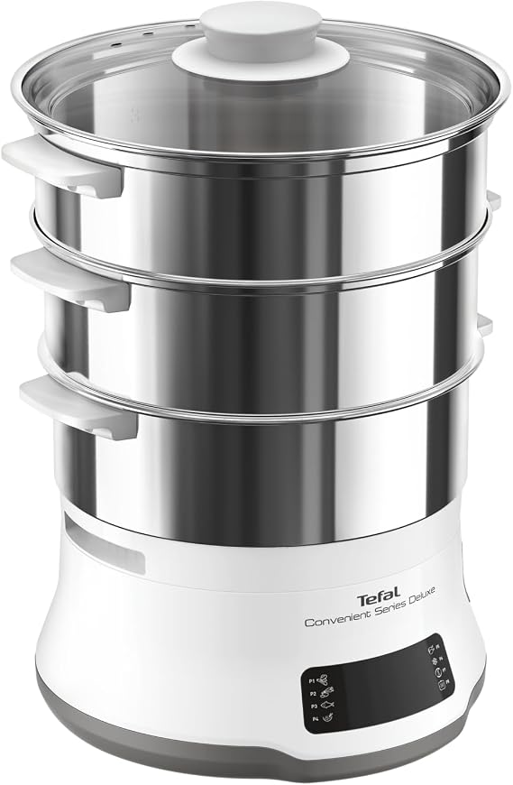 Tefal RK8121 multi cooker 1.8 L 750 W Silver, White RK8121, 1.8 L, 750 W, Silver, White, LCD, 15 pc(s), 1 pc(s)