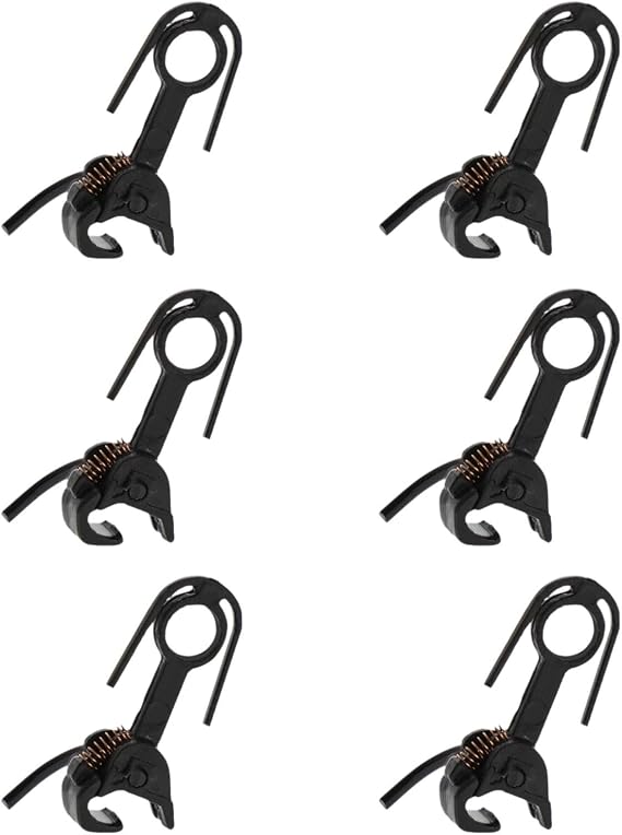 2 Pieces Model Train Coupler HO Scale Train Coupler Universal Train Coupler Hook Accessory Sturdy Build Suitable for Locomotive Passenger, 6 pcs