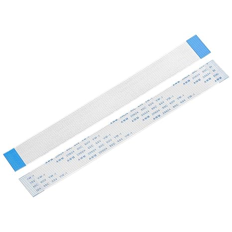 sourcing map 5Pcs Flexible Flat Cable 150mm 1mm Pitch 16 Pins FPC