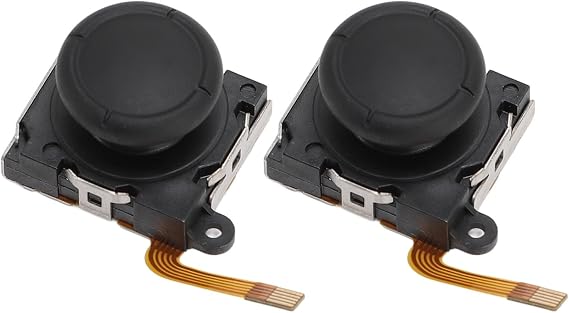 2 Hall Effect Joysticks for Switches, Replacement for Sensitive Hall Effect Sensor Joystick for Switch