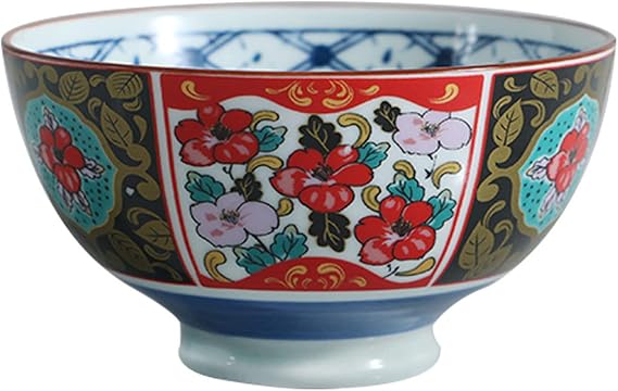 VoOqo Soup Bowls,Ramen Bowls, Soup Bowls Pasta Bowls Japanese Ceramic Bowls Household Tall Bowls Creative Retro Eating Soup Bowl Tableware