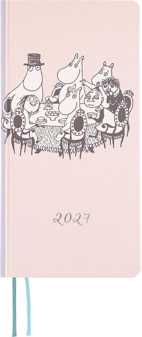 ほぼ日テチョ 2027 Weeks~ムーミン:テーブルで~ 日本語・トール&スリム・1月スタート