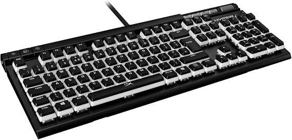 HyperX Pudding Keycaps – Full Key Set – ABS – UK Layout – OEM Profile – Black
