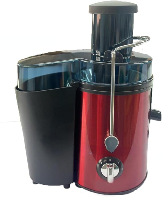 Juicer Juicer Centrifugal Juice Extractor, 1.5L Whole Fruit and Vegetables Juicer Machine, Wide Mouth Stainless Steel Juice Making, Easy Clean High Yield Juicer Machine for Fruit and Vegetables Red