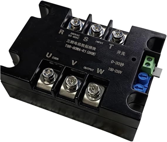 Three-Phase Motor Soft Starter Module Motor Online Transformer Soft Starter Soft Start(TSR-30WA-R(3KW))