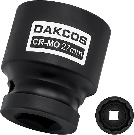 Dakcos SW 27 mm Multi-Tooth Impact Wrench Nut Power Socket