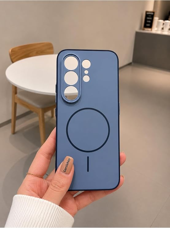 CONSTRAIN Tecno Camon 50 Ultra İle Uyumlu Mat Yüzey Kamera Korumalı Darbe Emici Şok Önleyici Kaymaz Tuş Korumalı Silikon Telefon Kılıfı Arka Kapak - Lacivert