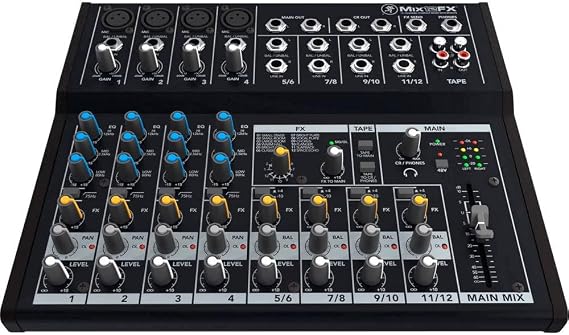 Mackie Mix12FX - 12-Channel Compact Mixer with Effects