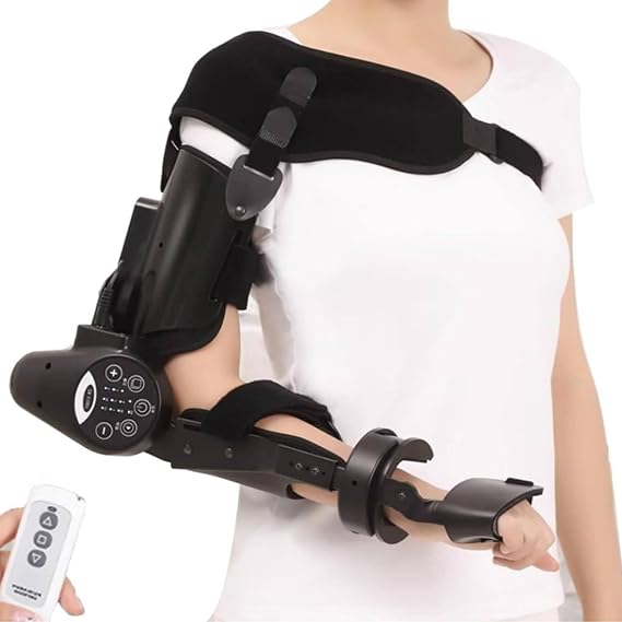 Electric Elbow Joint Rehabilitation Device for Upper Limb Training - Precisely Control Extension & Flexion Angles for Stroke Hemiplegia Patients
