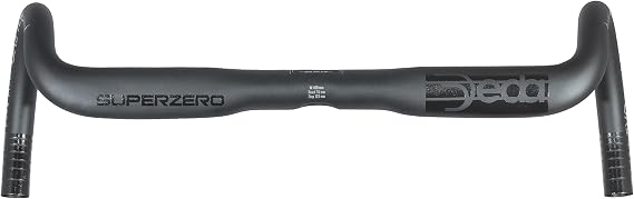 Deda Elementi Superzero Gravel Alloy Handlebars, Polish on Black (PoB), 42cm