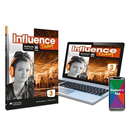 INFLUENCE TODAY 3 Workbook, Competence Evaluation Tracker y Student's App
