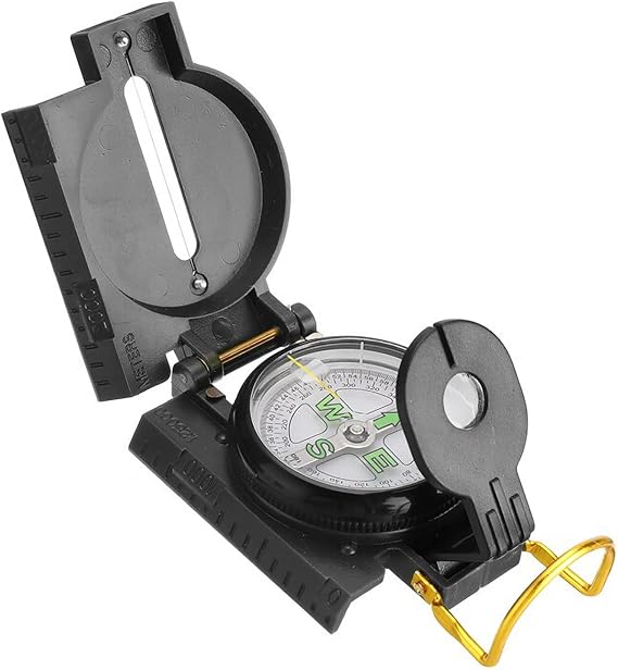 Microcase Dağcı Kamp Profesyonel Pusula Kumpaslı Lensatic Compass - AL3215