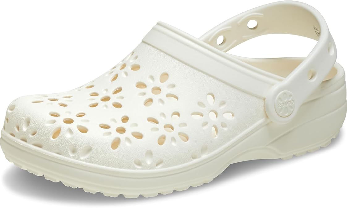 Crocs Classic Floral Cut Out Clog
