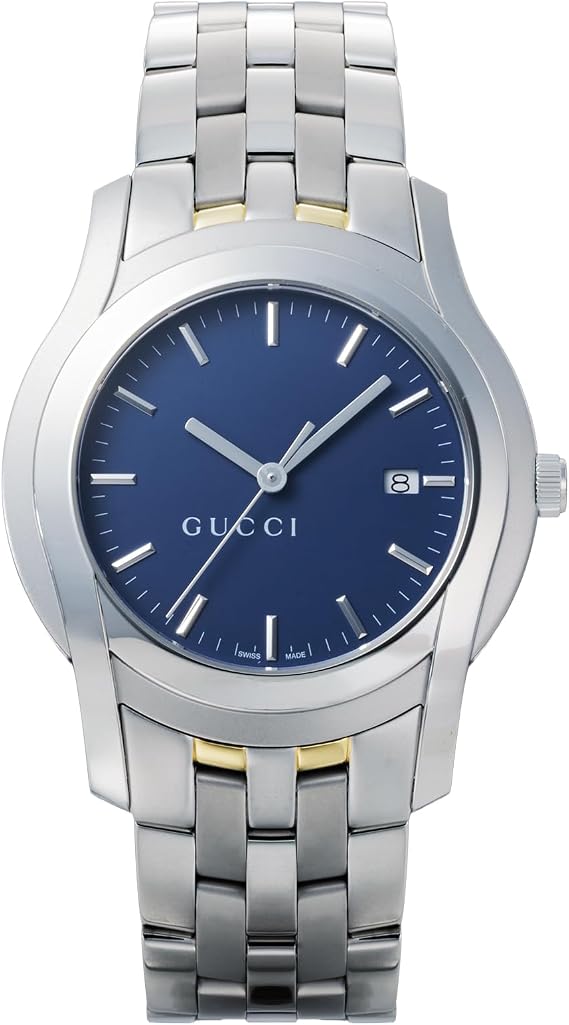 GUCCIグッチ メンズ 腕時計 G-Class クォーツ 日常生活防水 サファイアガラス ブルー文字盤 YA055217 並行輸入品