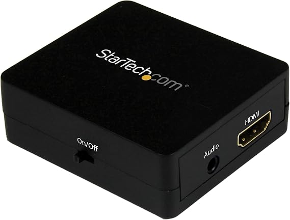 StarTech HDMI Audio Extractor, HDMI to 3.5mm, 1080p, Stereo 2.1 (HD2A)
