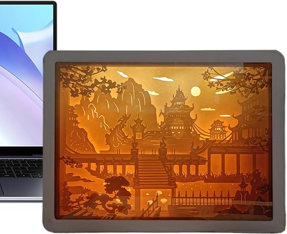 -Cut Dream Light Multifunctional Decoration 3D Layered Paper Cut Art