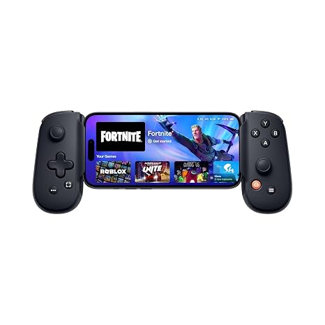 BACKBONE One Mobiler Gaming-Controller für das iPhone (Lightning) - 2nd Gen - Verwandle dein iPhone in eine Spielkonsole - Spiele Xbox PlayStation Minecraft & mehr (3 Monate Apple Arcade enthalten)