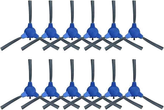 Compatible For Ecozy RV-SG250B。 Robot Vacuum Self Emptying And Mop Combo Roller Main Brush Edge Spin Side Brush Accessory Replacerment Part (Color : SET 3)