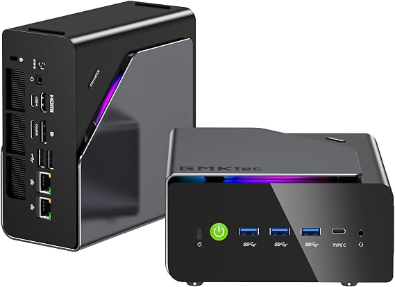 GMKtec K15 AI Mini PC Oculink with Intel Core Ultra 5 125U Processor, 32GB DDR5 RAM 1TB SSD, Desktop Computer AI Boost, 3X M.2 2280 Storage Expansion, Dual NIC 2.5GbE, HDMI 2.1, USB4