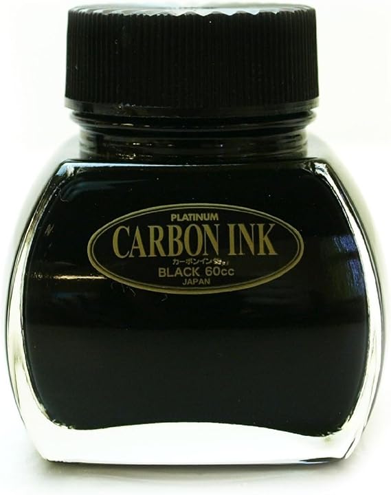 Platinum Black Carbon Ink Bottle 60ml