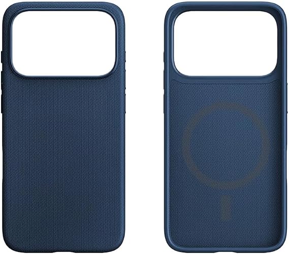 iPhone 17 Pro Max İle Uyumlu TechWoven MagSafe Silikon Kılıfı (lacivert)