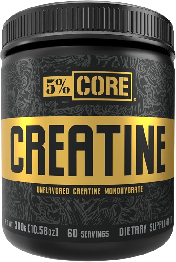 5%栄養コアクレアチン | 微粉化クレアチン一水和物パウダー | 5G 5000mg 60回分 無香料