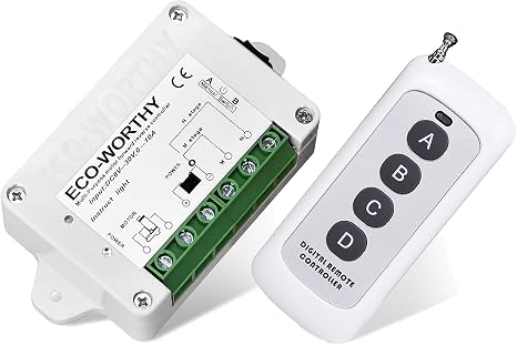 DCHOUSE 12V DC Linear Actuator Motor Controller Remote Control Kit