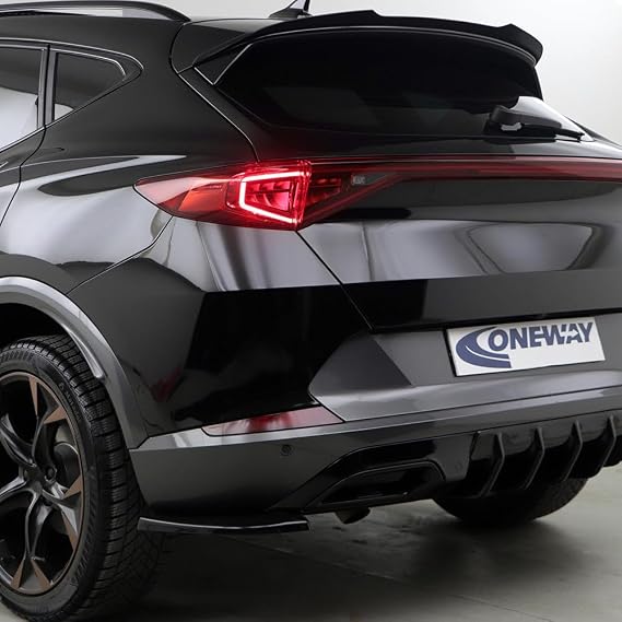 Oneway Rear Side Diffusors compatible with Cupra Formentor 2020-2024 & Facelift 2024- Gloss black