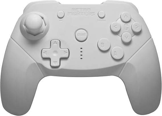 RETRO FIGHTERS/BRAWLER 64 Switch Online/PC専用 Bluetooth N64コントローラ ホワイト