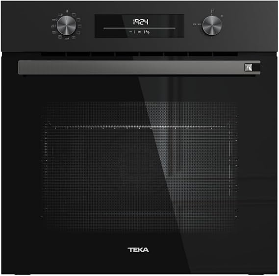 TEKA Pyrolytic Oven Multifunction 8 Cooking Functions, Pyrolysis and HydroClean Cleaning, ThermoSeal System, Anti-Fingerprint Stainless Steel, Model NEO HSB 6250 P FBK [Energy Class A+]