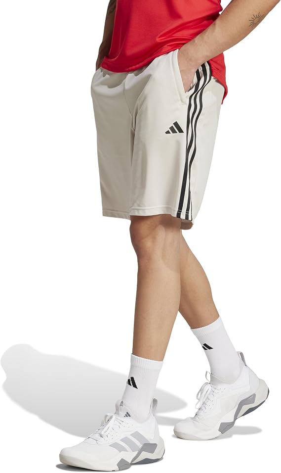 adidas Men's Train Essentials Piqué 3-Stripes Training Shorts