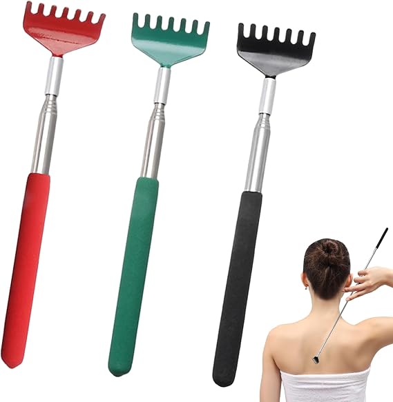 3PCS Extendable Telescopic Back Scratcher