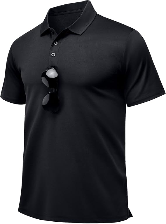 Men's Polo Shirts Golf Lightweight Quick Dry Short Sleeve T-Shirt