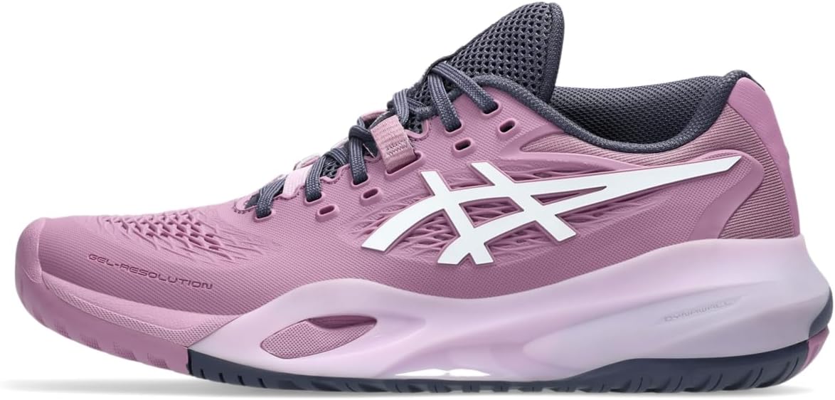 ASICS Women's Gel-Resolution X Tennis Shoe, Ube/White, 8 M US