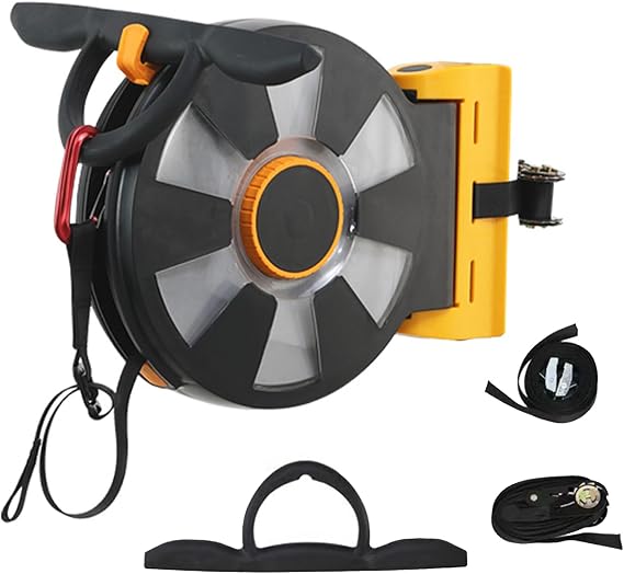 Wall-Mounted Flywheel Trainer – Adjustable Resistance Centrifugal Pulley System, 100kg Load Capacity, Multi-Exercise Gym Station for Home, Office & Travel Use