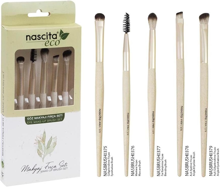 Nascita Eco Eye Make Up Brush Makyaj Fırçası 5Li Set
