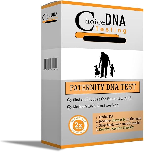 Choice Dna検査父子鑑定キット自宅 - 個人目的のみ–ラボへの無料返品配送、すべてのラボ料金込み-結果は2営業日で