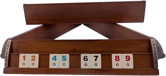 Large VIP Rummy Set Solid Wood 16.5 Inch
