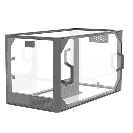 3D Printer Enclosure, Clear Acrylic Cover Dust Proof Dry with LED Display, Sealing and Insulation, Fit for Lab