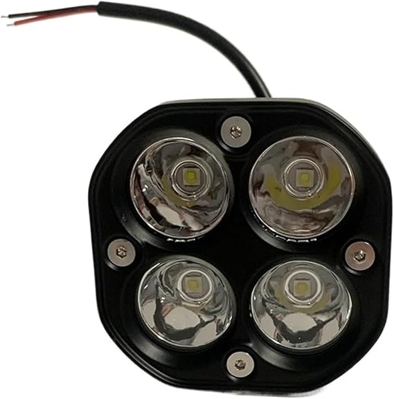 Universal Motorcycle Headlamp 3 Inch LED Motorcycle Driving Lights Universal Waterproof Off-road Fog Lamp 12V-24V Spotlights Work Light For Motorcycles(White 1PC)