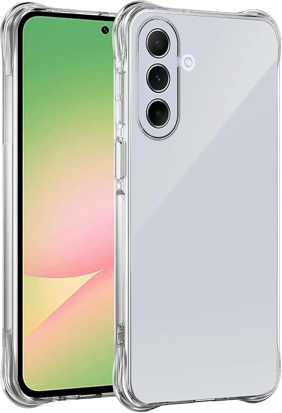 Galaxy A56 5Gケース、SamsungA56 SM-A566Bカバー、ソフトクリアTPUフォンケース、スリムシリコン保護耐衝撃透明カバー、Samsung Galaxy A56 5G用クリスタルクリア