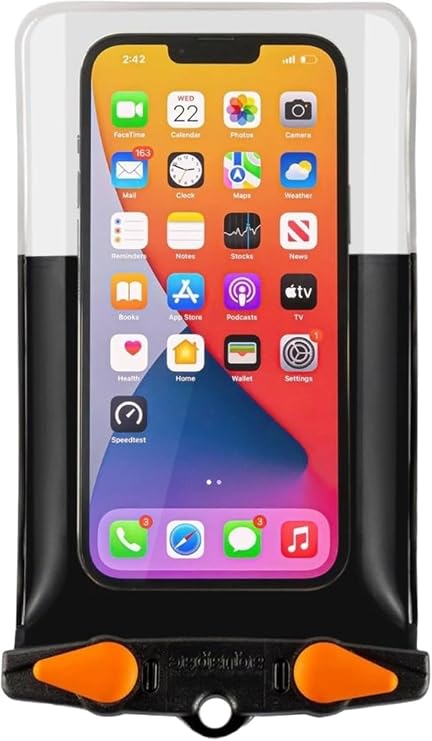 Aquapac Waterproof Phone Case, Large, Black