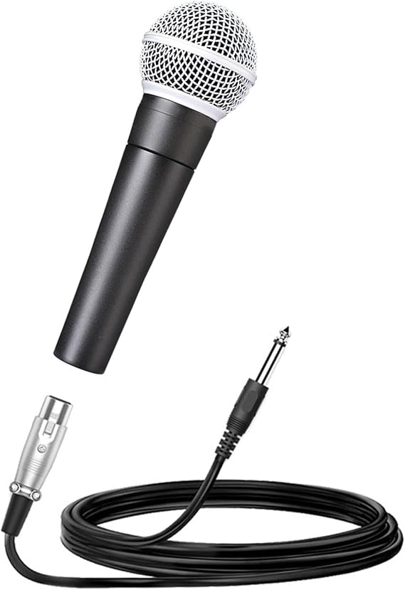 Cardioid dynamic microphone enhances midrange ideal for vocal and speech applications