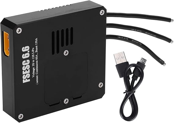 Electric Speed Controller for Skateboards Aluminum Casing ESC Module with LED Switch DC8 60V High Performance Motor Controller for DIY Electric Skateboards Robots and